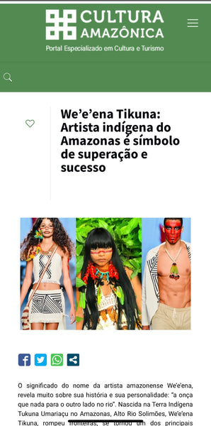 We’e’ena Tikuna: Artista indígena do Amazonas é símbolo de superação e sucesso
