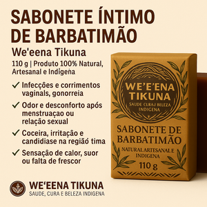 Sabonete íntimo indígena de Barbatimão